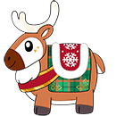 Mini Squishable Christmas Reindeer